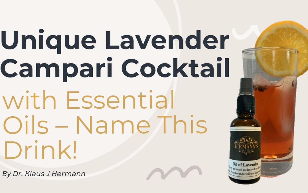 Aromatic Lavender Campari Cocktail: A Unique Essential Oil-Infused Recipe