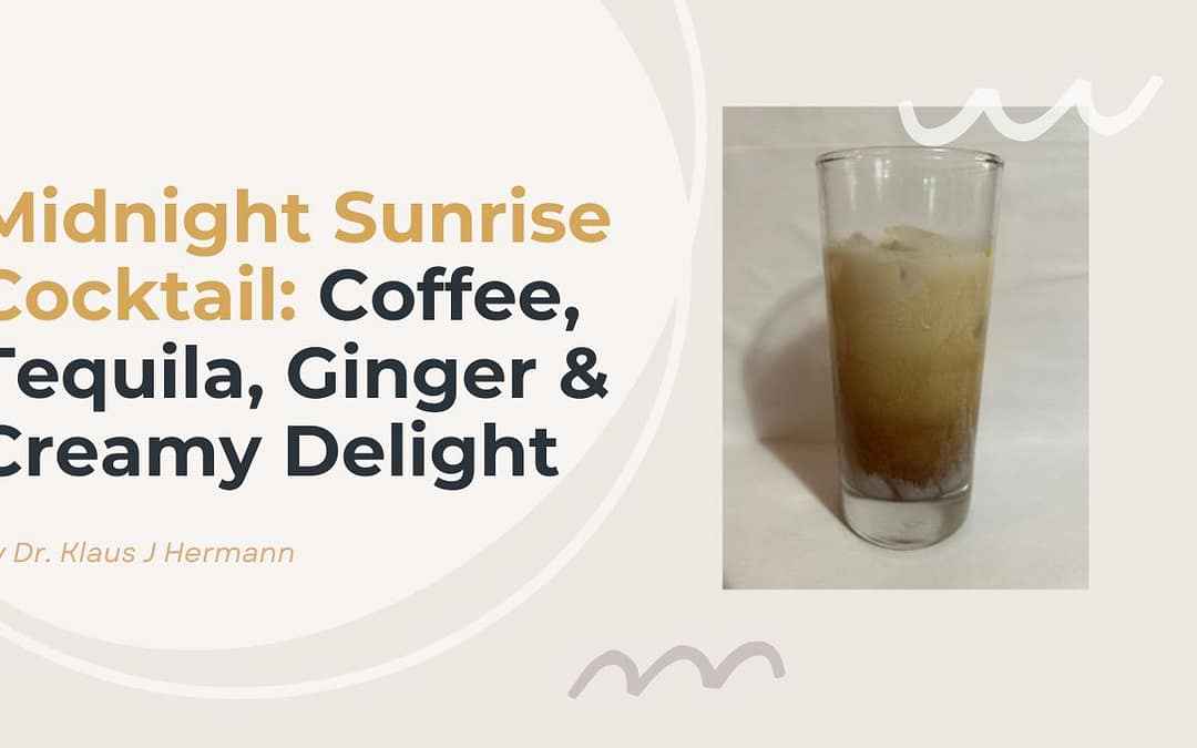 The Midnight Sunrise: A Coffee & Tequila Cocktail with a Ginger Zing