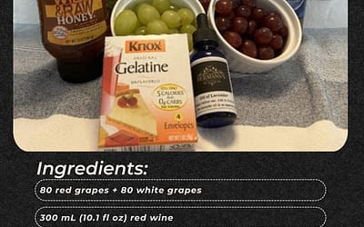Grape Consommé with Oil of Lavender: A Chilled Summer Starter